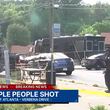 Three people were shot near the 2100 block of Verbena Street on Tuesday.