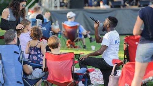 Families enjoy themselves at 2018's summer concert series in Dunwoody. (Photo: City of Dunwoody)