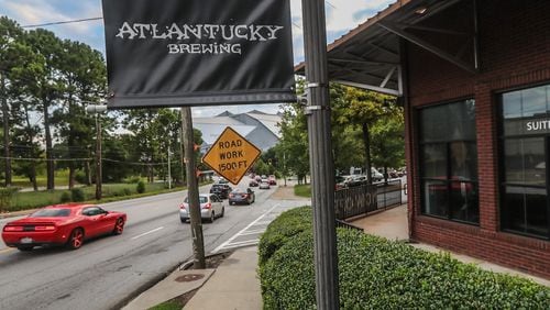 Atlantucky Brewing was founded by two members of Southern hip-hop group Nappy Roots. The Northside Drive taproom and lounge opened earlier this year in the Castleberry Hill neighborhood.