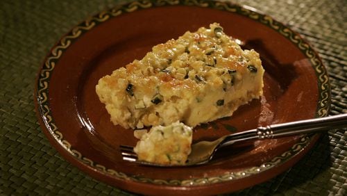 Corn Pudding with Zucchini. (Anne Cusack/Los Angeles Times/TNS)