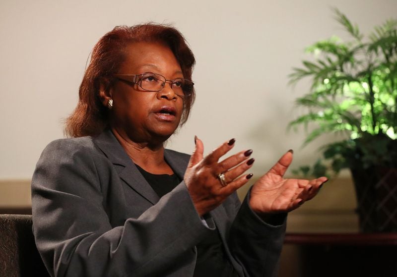 Clayton County School superintendent Luvenia Jackson wants a review of the records of officers on the county school police force. CURTIS COMPTON/CCOMPTON@AJC.COM
