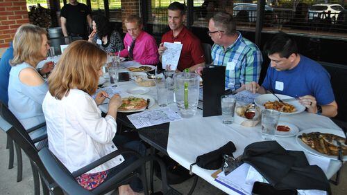 Duluth leaders will hold their next Connect Duluth civic meeting on Aug. 15 at Epicurean Café. Shown here: Connect Duluth meets at Roma Italiano Ristorante. Courtesy City of Duluth