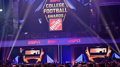 The annual College Football Awards event has been held in Atlanta at the College Football Hall of Fame since 2015.