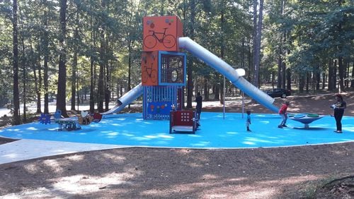 The city of Lithonia will hold a ribbon cutting on July 15 for a new play area at Lithonia Park. (Photo provided by the city of Lithonia)