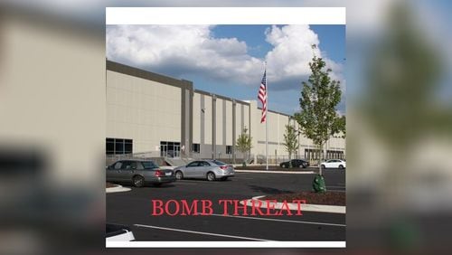 A Walmart distribution center has been evacuated as Union City police investigate a bomb threat at the facility, authorities said Saturday.