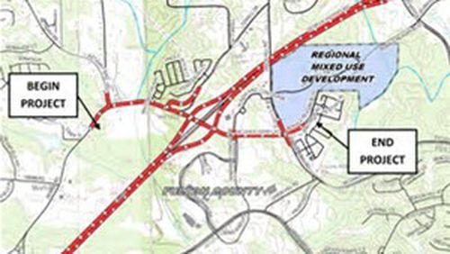 An interchange is proposed at McGinnis Ferry Road and Ga. 400.