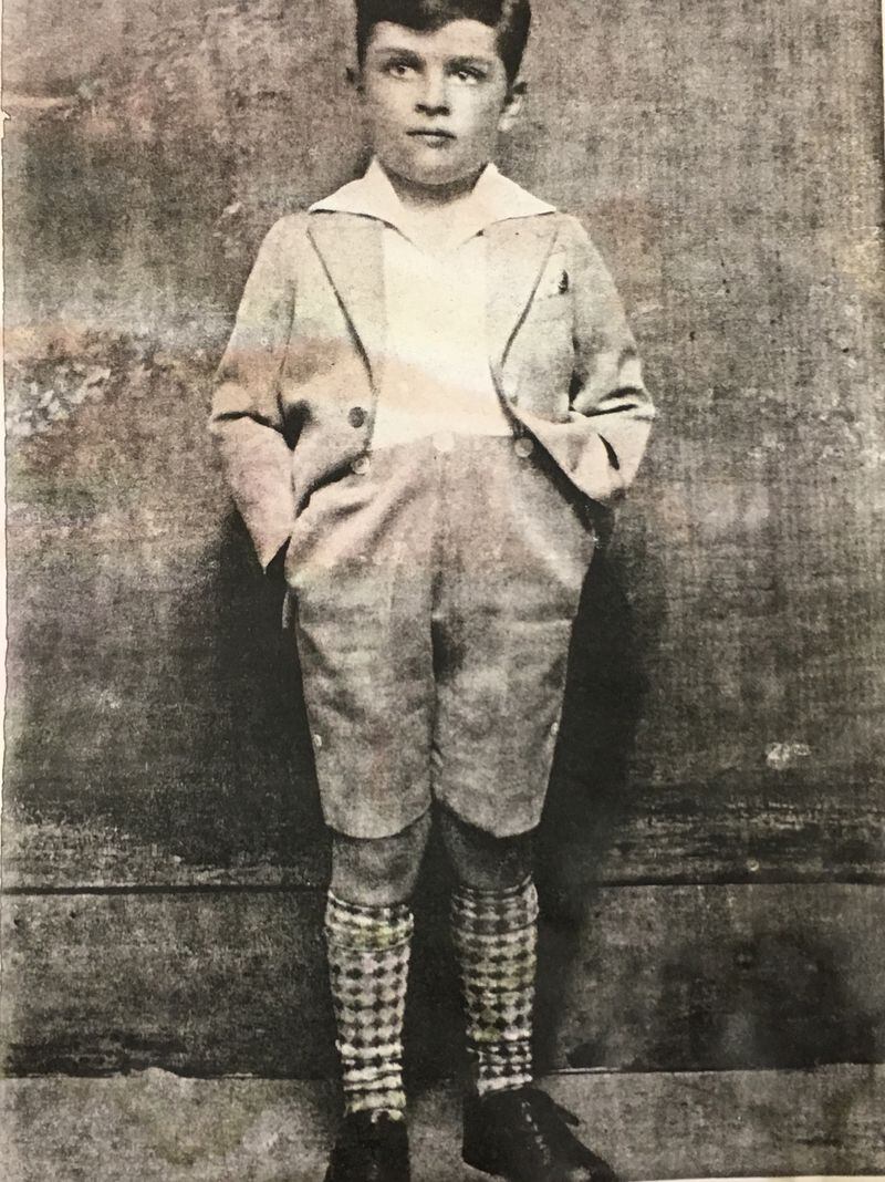 Spencer Weil as a young boy in New York City