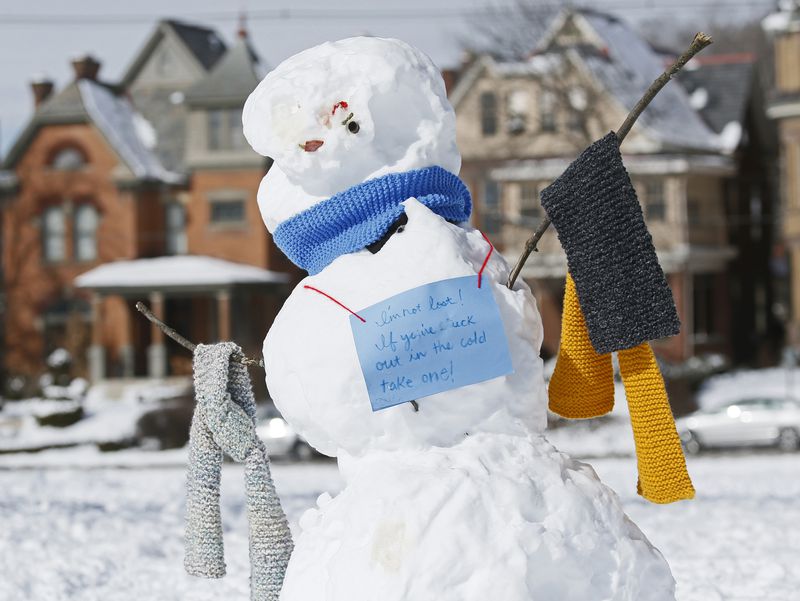 Beavercreek is asking residents for photos of their best snowmen this winter. FILE