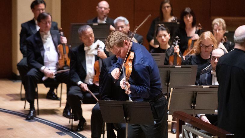 ASO concertmaster David Coucheron performs Beethoven’s violin concerto. CONTRIBUTED BY JEFF ROFFMAN