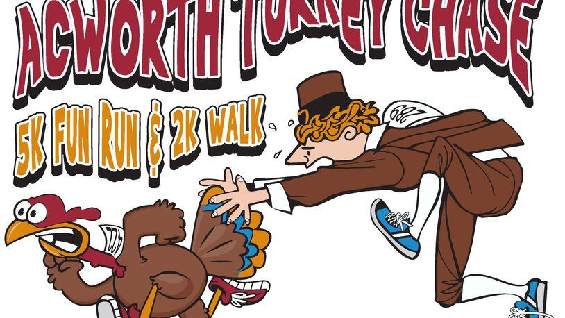 Nov. 19 is when Acworth's benefit Turkey Chase will be held 9-10 a.m. (Courtesy of Acworth)