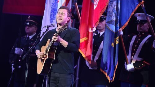 NEW YORK, NY - NOVEMBER 01: Recording artist Phillip Phillips performs on stage during 10th Annual Stand Up For Heroes at The Theater at Madison Square Garden on November 1, 2016 in New York City. (Photo by Theo Wargo/Getty Images)