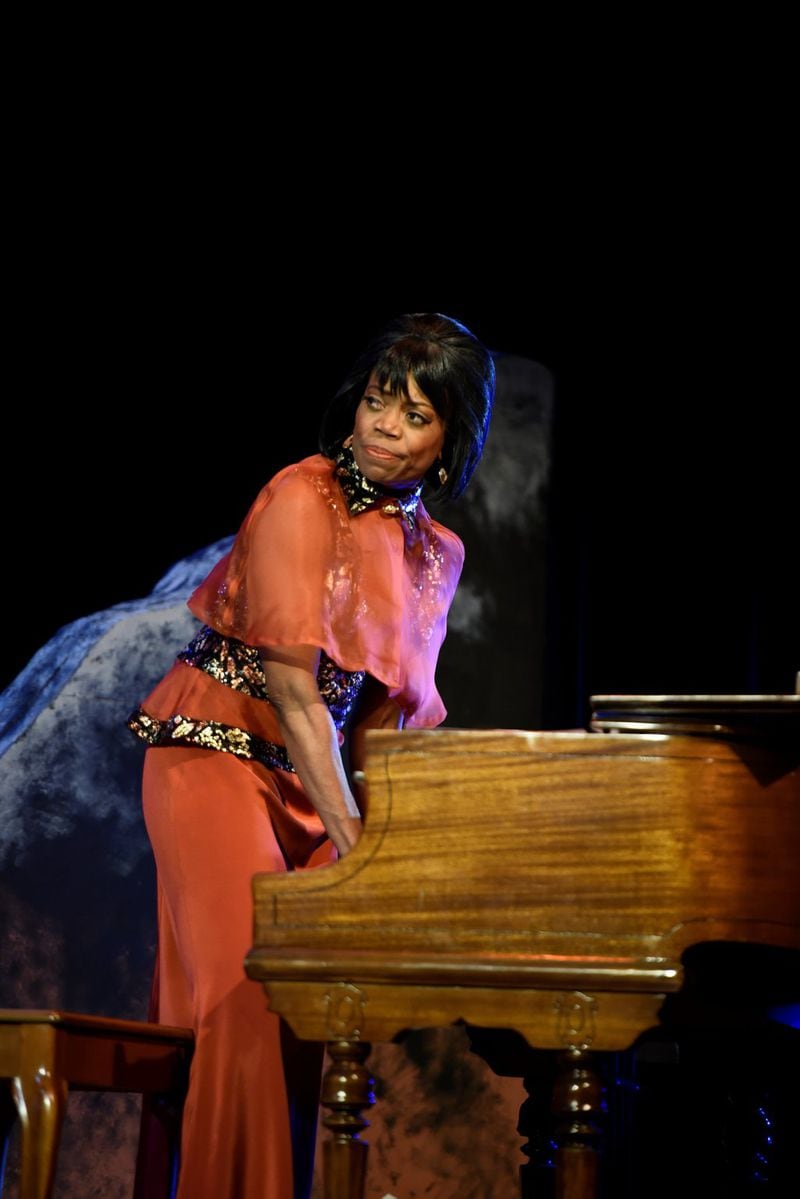 Regina Marie Williams stars as Nina Simone in “Nina Simone: Four Women” at True Colors Theatre. CONTRIBUTED BY GREG MOONEY