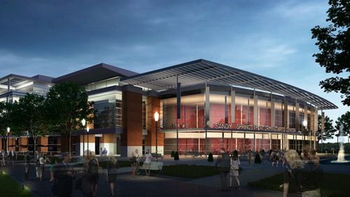 Sandy Springs has approved a schedule of rental rates for its new Performing Arts Center, to open next spring in the City Springs downtown redevelopment. CITY OF SANDY SPRINGS