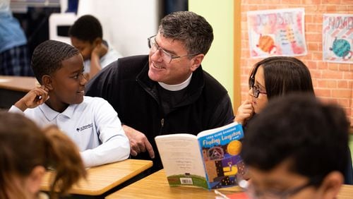 Father Brian Sullivan, head of St. Benedict's Episcopal School, hosts a limited series podcast to share news of the Smyrna school with the community.