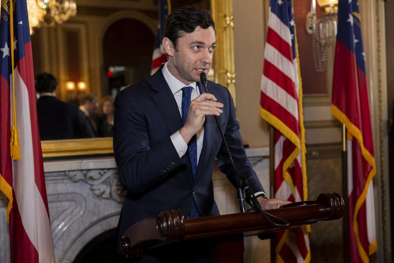 U.S. Sen. Jon Ossoff sees the ramp-up in EV investments in Georgia as spurred by the federal package (Nathan Posner for the Atlanta Journal-Constitution)