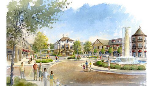Peachtree Corners new town center is expected to be completed in 2018.
