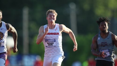 Georgia's Matthew Boling will lead the track and field team beginning Wednesday at the NCAA East Prelims. (Photo by Reed Jones/UGA Athletics)