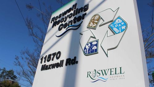 Beginning July 1, the Roswell Recycling Center, 38 Hill St., will be open 8:30 a.m. to 5 p.m. Tuesday through Saturday for Roswell residents and businesses only. (Courtesy City of Roswell)