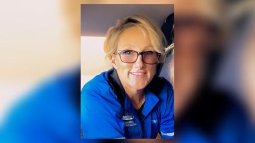 Gina Ayres, an EMT, was killed in a crash Thursday morning in Forsyth County.