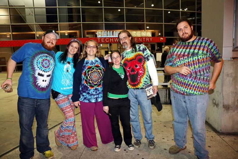 A group of self-proclaimed Deadheads  from Tennessee at a 2015 Dead & Company  concert at Philips Arena in Atlanta. Robb D. Cohen /RobbsPhotos.com
