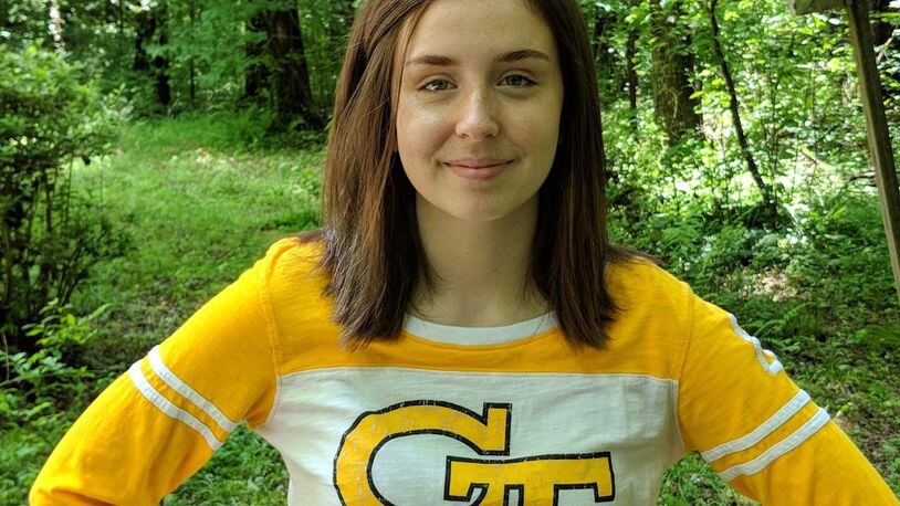 Ava Thrasher, 17, will be a first-year student at Georgia Tech for the fall 2018 semester. PHOTO CONTRIBUTED.