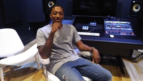 Lecrae at his Atlanta studio. Photo: Melissa Ruggieri/AJC