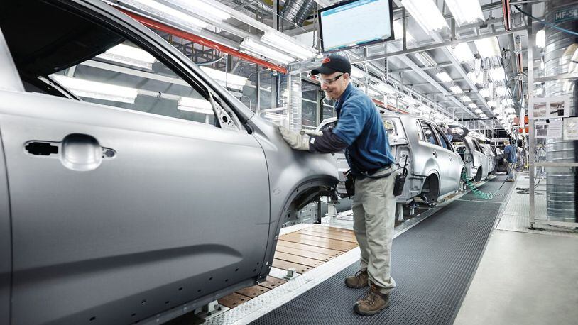 About 2,700 workers were idled when the virus crisis forced closure of the assembly plant run by Kia Motors Manufacturing Georgia. (AJC file photo)