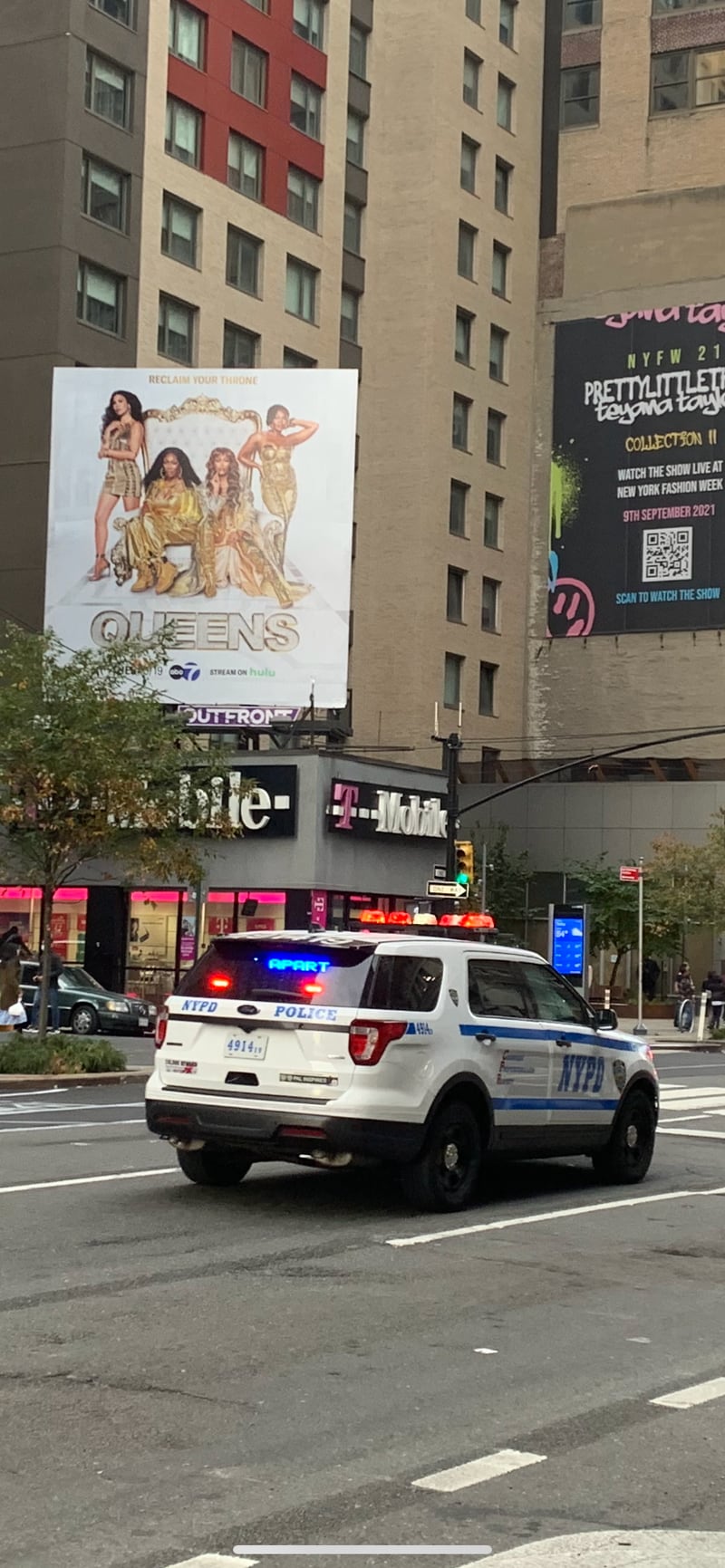 ABC put up billboards in Atlanta for "Queens." While in New York, I also caught a "Queens" billboard not far from Times Square on Nov. 7, 2021. RODNEY HO/rho@ajc.com