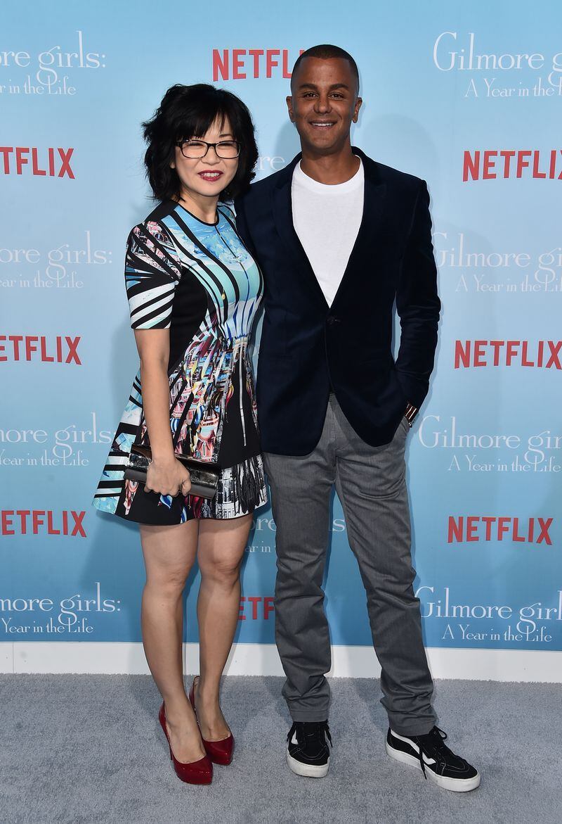  LOS ANGELES, CA - NOVEMBER 18: Actors Keiko Agena and Yanic Truesdale attend the premiere of Netflix's "Gilmore Girls: A Year In The Life" at the Regency Bruin Theatre on November 18, 2016 in Los Angeles, California. (Photo by Alberto E. Rodriguez/Getty Images)