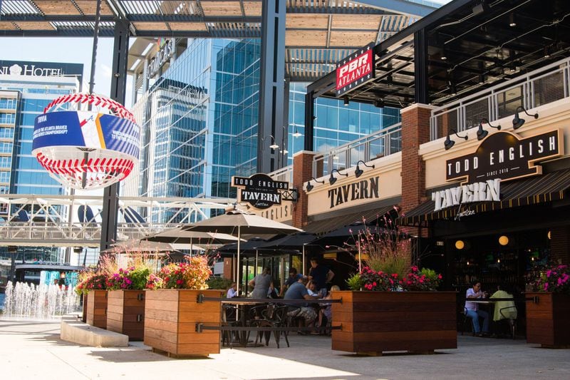 Todd English Tavern is part of the Battery development adjacent to SunTrust Park. CONTRIBUTED BY HENRI HOLLIS