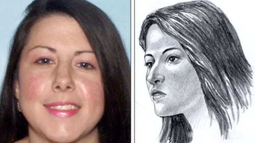 Jessica Manchini (left) was identified as the human remains found in a suitcase in Duluth nearly three years ago. During the investigation, a sketch was released in an effort to help identify the remains.