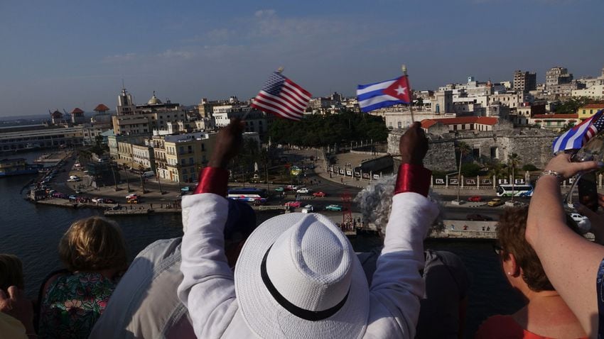 First U.S. cruise in decades arrives in Cuba