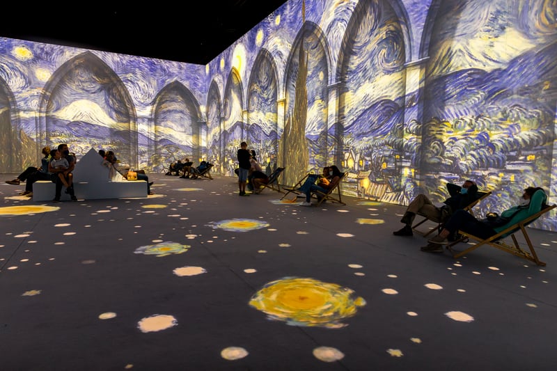 The new Van Gogh Experience at The Exhibition Hub in Doraville will feature two brand new immersive experiences compared to the Pullman Yards version in 2021. This image is from the new show in Singapore. EXHIBITION HUB