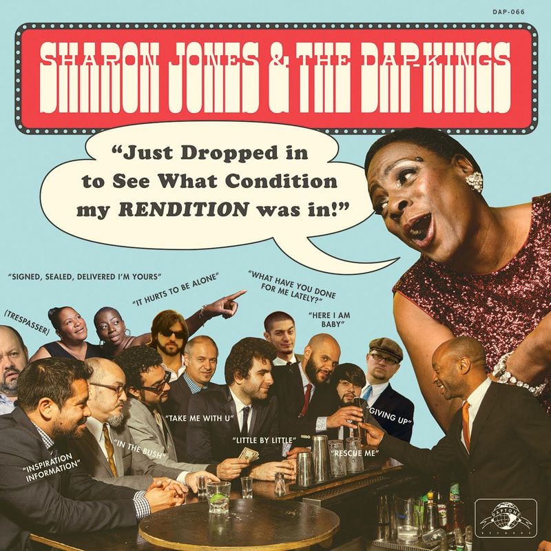 Sharon Jones and the Dap-Kings celebrate covers with the Oct. 23 release of “Just Dropped In (To See What Condition My Rendition Was In).”