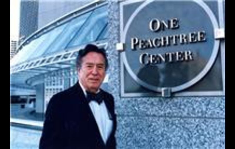 John C. Portman Jr. at One Peachtree Center in downtown Atlanta, which came to be known as SunTrust Plaza.