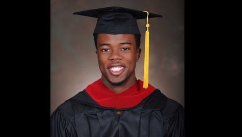 Ronald McCullough Jr., who enrolled in Clark Atlanta University at 16, will graduate with honors with a B.A. in biology.