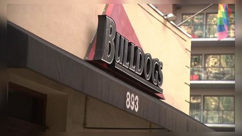 A man was shot after leaving Bulldogs bar in Midtown on Monday. (Credit: Channel 2 Action News)