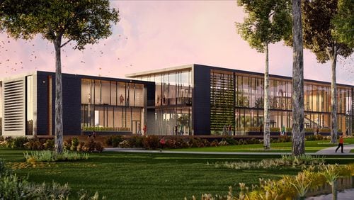 Rendering of  the 60,000-square-foot Piedmont Wellness Center at Pinewood Forest slated to be completed next year.
