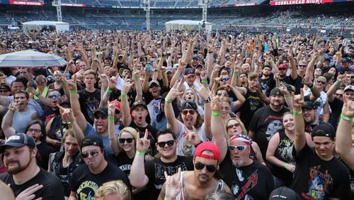 Metallica brought its Worldwired Tour to a sold out SunTrust Park on Sunday, July 9.