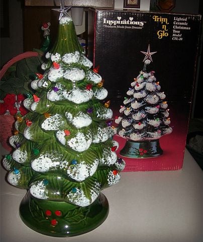 You could make money selling ceramic Christmas trees online