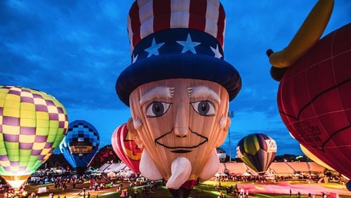 Kennesaw’s Owl-O-Ween Hot Air Balloon Festival will feature about 20 hot air balloons.