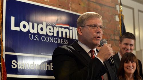 U.S. Rep. Barry Loudermilk, R-Cassville, is leading an investigation into how a House select committee that investigated the Jan. 6, 2021, attack on the U.S. Capitol conducted its investigation. Loudermilk, chairman of the House Administration Subcommittee on Oversight, said an initial round of findings will be released early this week. BRANT SANDERLIN /BSANDERLIN@AJC.COM . U.S. Rep. Barry Loudermilk, R-Cassville, shown during a campaign stop. AJC file