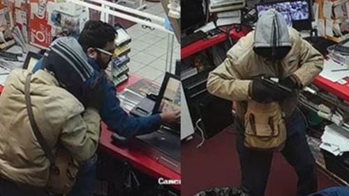 Gwinnett County police are seeking the public’s help identifying this man accused of robbing and assaulting a gas station employee Nov. 16.