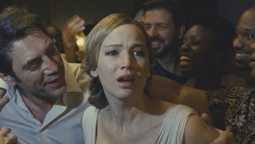 Jennifer Lawrence plays a wife too polite for her own good in “Mother!” Contributed by Paramount Pictures and Protozoa Pictures