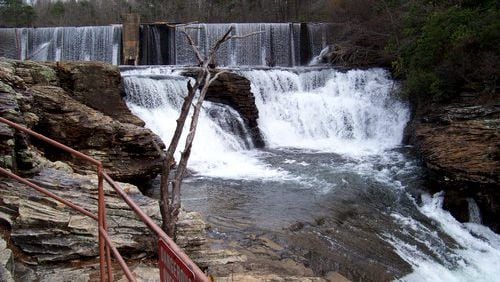DeSoto Falls is located in northeast Alabama.