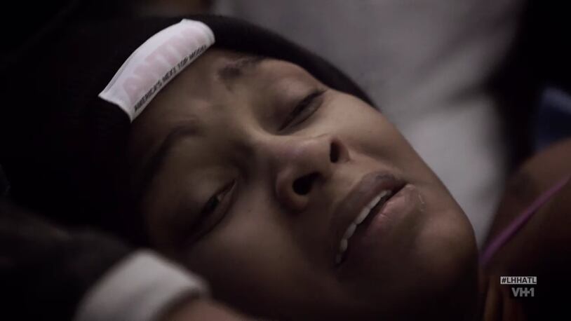 The episode showed Joseline in massive labor pain attempting a natural childbirth.