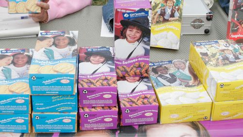 The coronavirus pandemic is affecting Girl Scout cookie sales this season, dropping sales about 40% compared to this time last year in Georgia, news outlet WTGS reported. (AJC file photo)