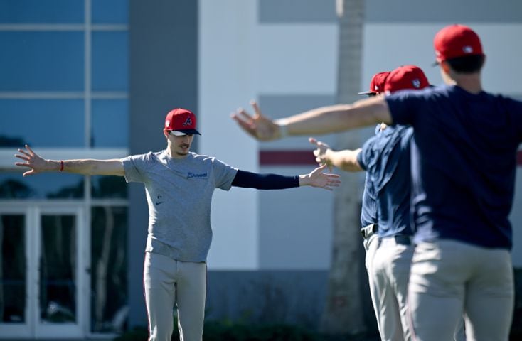 AJC Sports on X: Photos: Day 1 of Braves Spring Training 2024