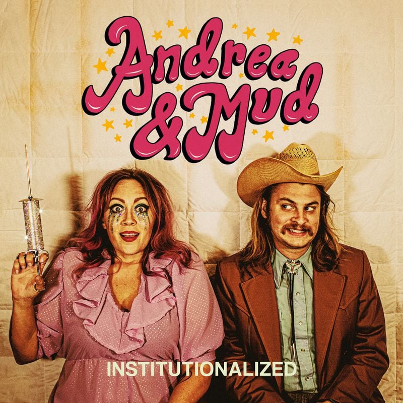 Andrea & Mud are an Atlanta-based surf western duo. Their third album "Institutionalized" dropped on April 19, 2024. Photo credit: Andrea & Mud