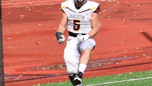 University of Charleston( Wva.)  defensive lineman John Cominsky was invited to the Senior Bowl and the NFL Combine. He's a projected fourth-round who has met with the Atlanta Falcons.  (Courtesy photo | University of Charleston)